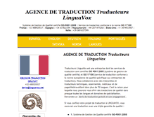 Tablet Screenshot of agencesdetraduction.fr